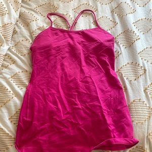 Pink Lululemon Y Top